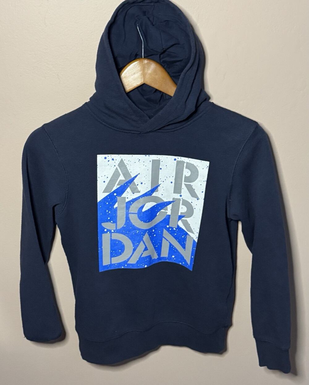 Air Jordan Navy Hoodie Youth Med (10/12)